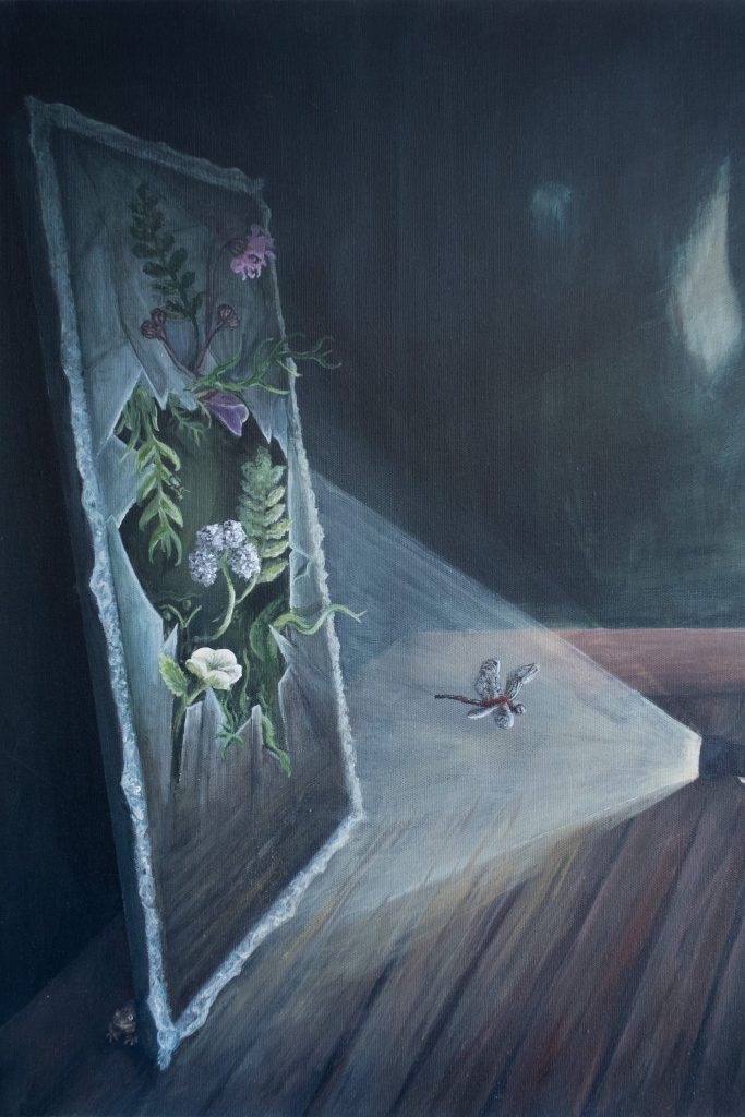 Thumbnail of painting titled 'Creeping Optimism'